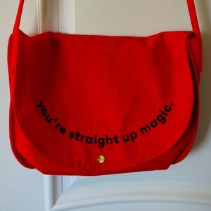 "You're Straight Up Magic" Red/Orange Laptop Bag